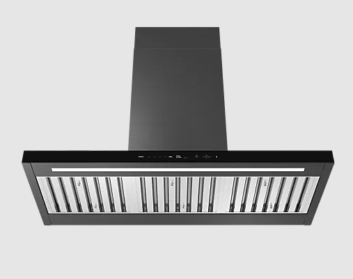 Dacor - 48 Inch 1200 CFM Wall Mount and Chimney Range Vent in Graphite Stainless - DHD48U990WM