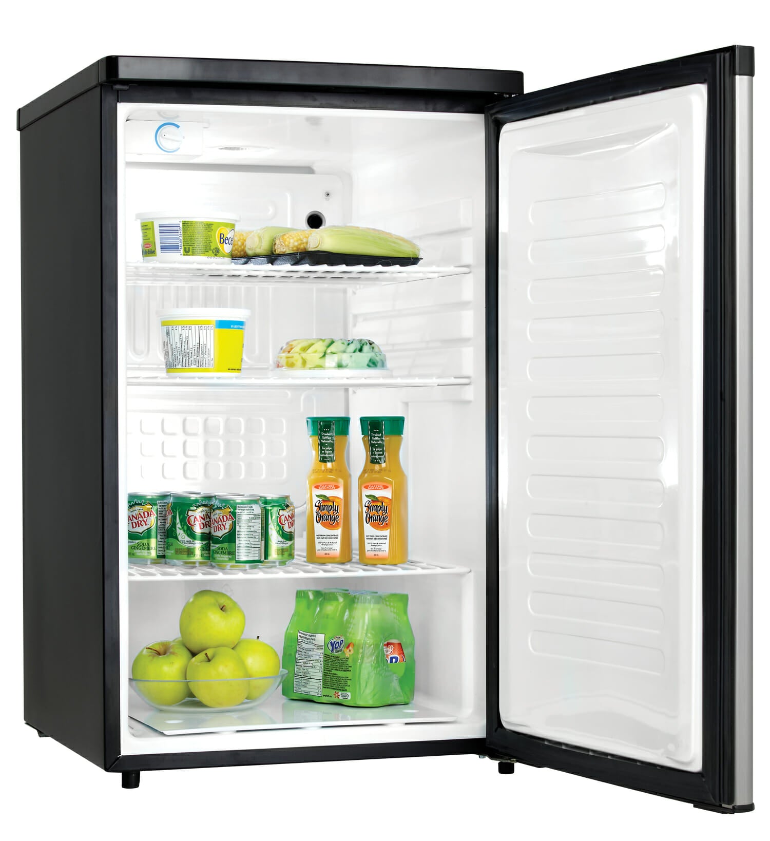 Danby - 20.59 Inch 5.4 cu. ft Single Tap Keg Cooler Refrigerator in Stainless - DKC054A1BSLDB