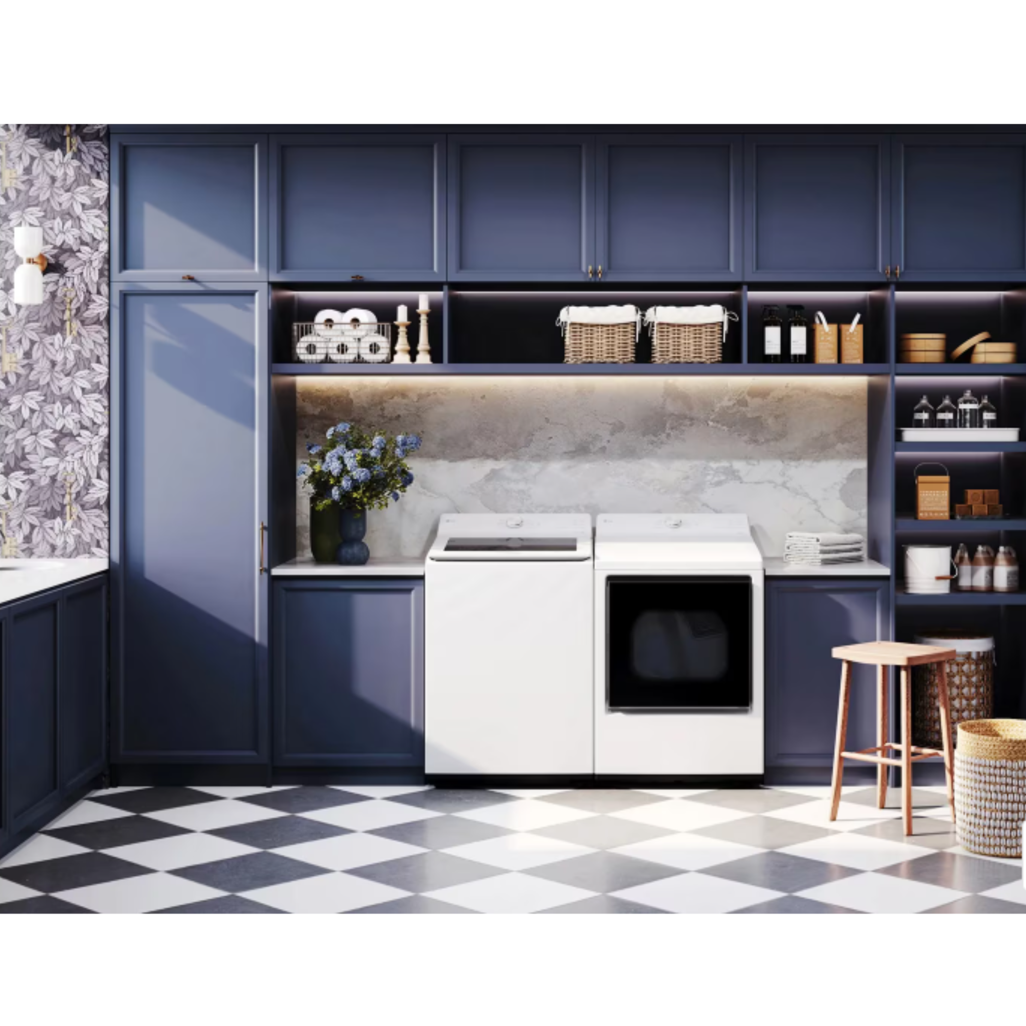 LG - 7.3 cu. Ft Vented Electric Dryer in White - DLE8200W