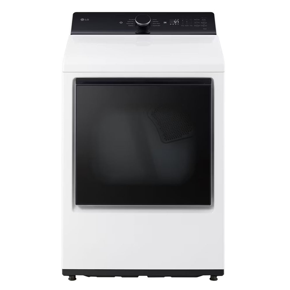 LG - 7.3 cu. Ft Electric Dryer in White - DLE8400WE