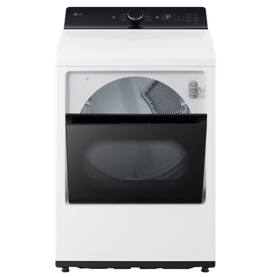 LG - 7.3 cu. Ft Electric Dryer in White - DLE8400WE