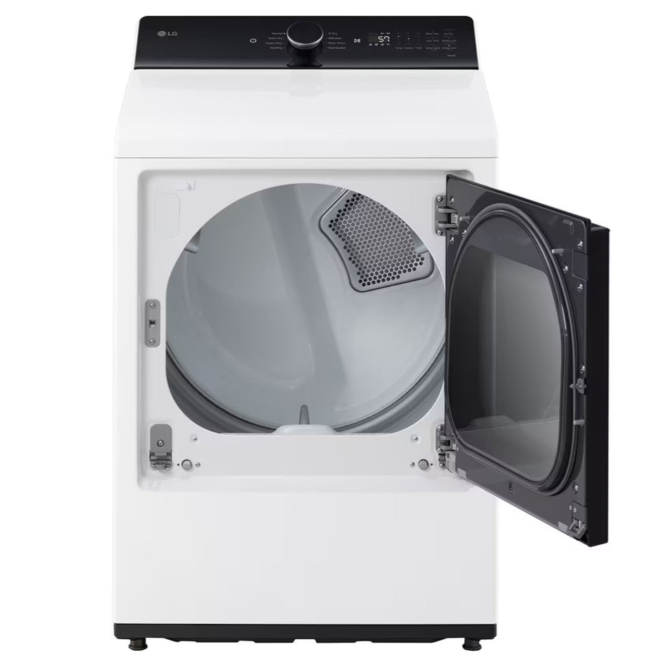 LG - 7.3 cu. Ft Electric Dryer in White - DLE8400WE