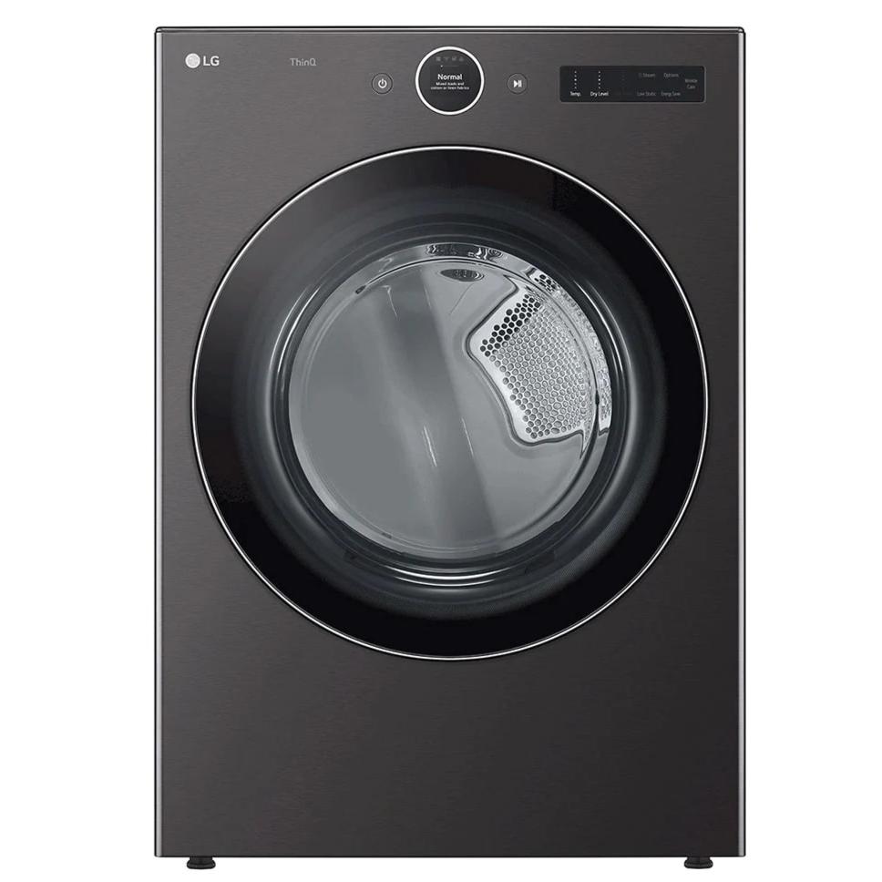 LG - 7.4 cu. Ft Electric Dryer in Black Stainless - DLEX6700B