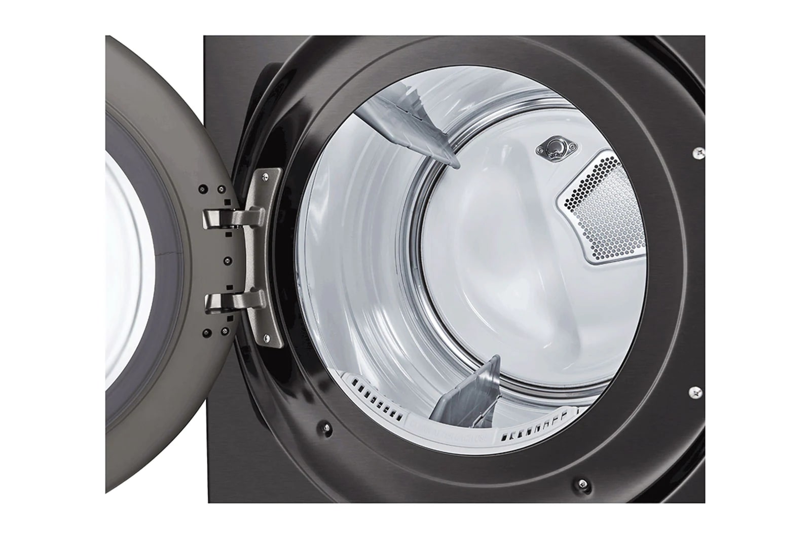 LG - 7.4 cu. Ft Electric Dryer in Black Stainless - DLEX6700B