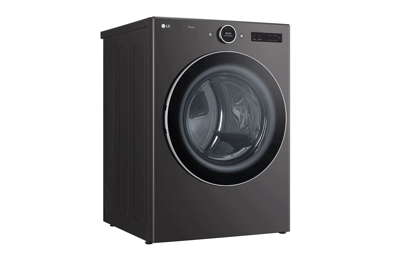 LG - 7.4 cu. Ft Electric Dryer in Black Stainless - DLEX6700B