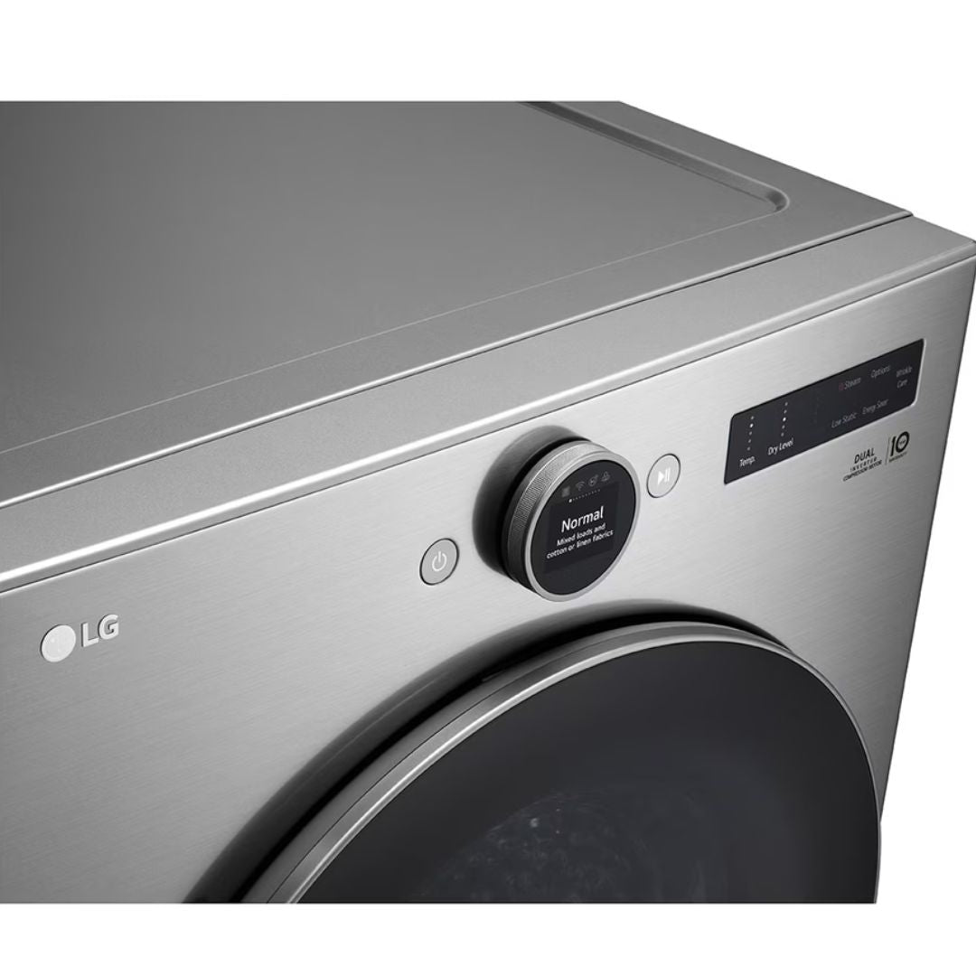 LG - 7.8 cu. Ft Electric Dryer in Graphite - DLHC5502V