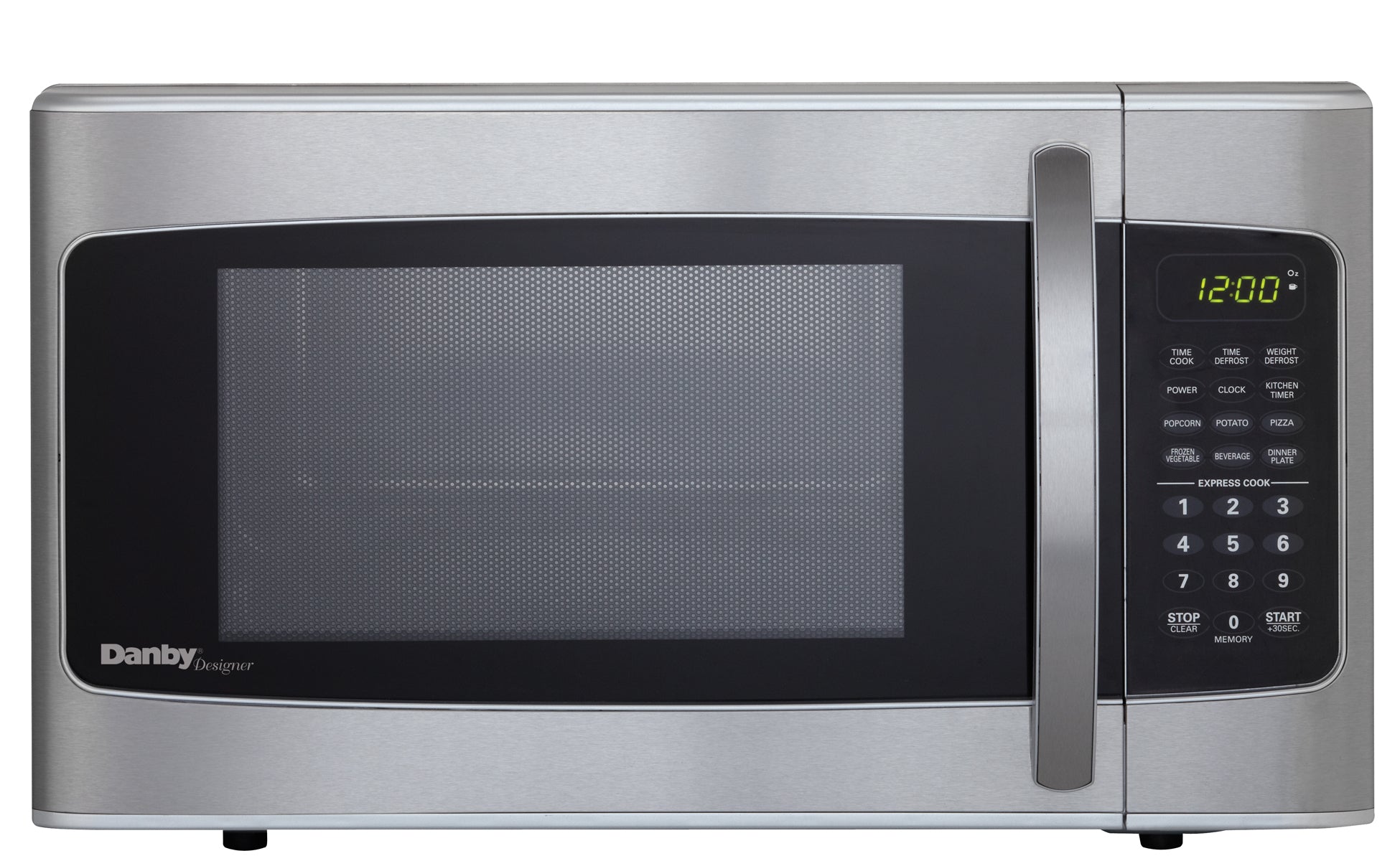 Danby - 1.1 cu. Ft Counter top Microwave in Stainless - DMW111KSSDD