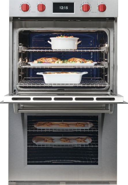 Wolf - 10.2 cu. ft Double Wall Oven in Stainless - DO3050CM/S