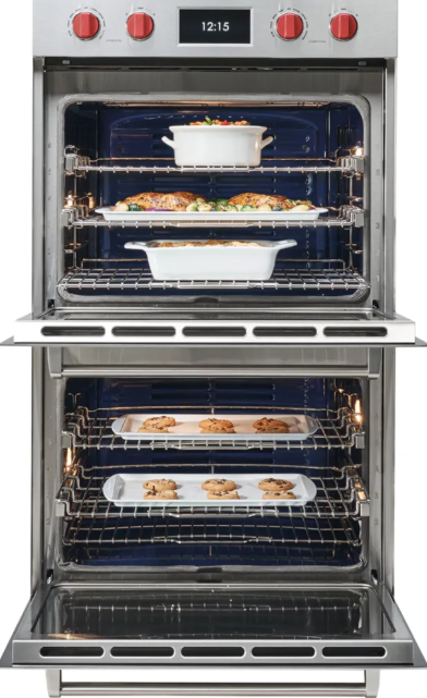 Wolf - 10.2 cu. ft Double Wall Oven in Stainless - DO3050CM/S