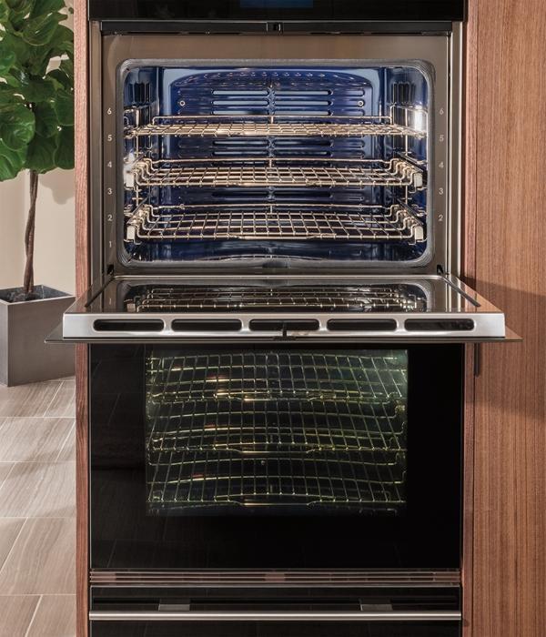 Wolf - 10.2 cu. ft Double Wall Oven in Black - DO30CM/B