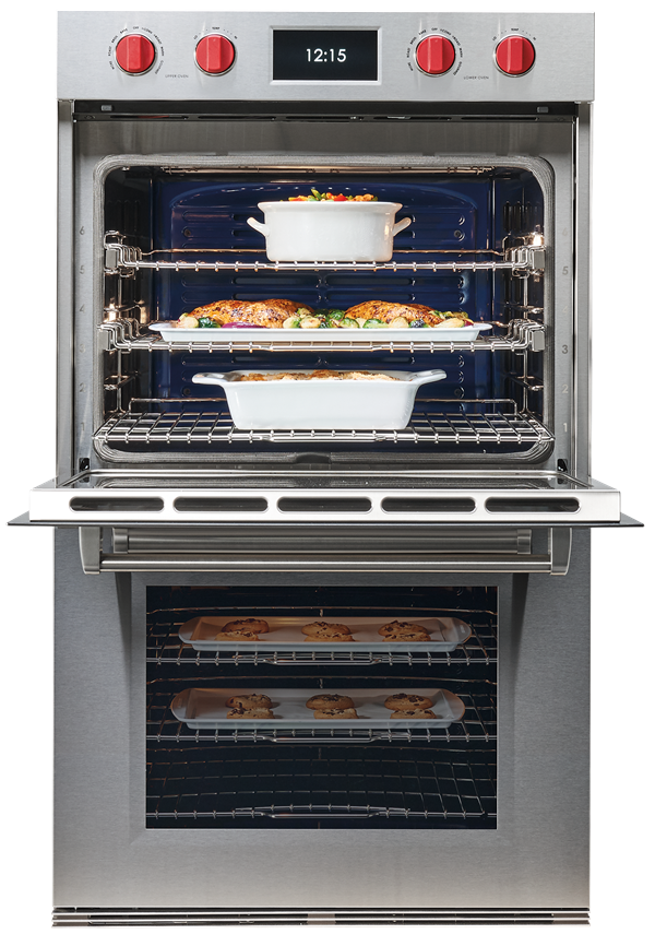 Wolf - 10.2 cu. ft Double Wall Oven in Stainless - DO30PM/S/PH