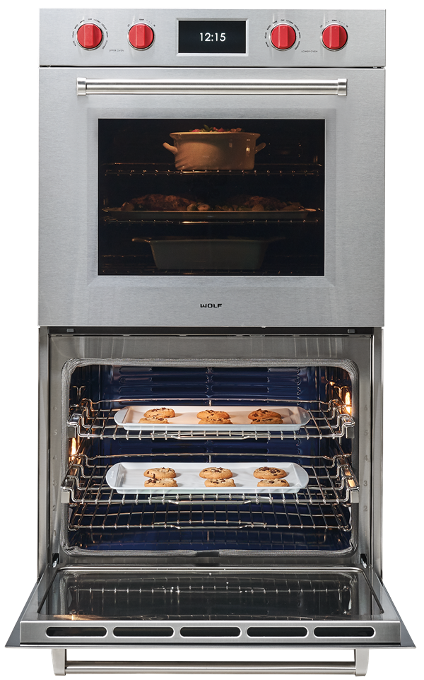 Wolf - 10.2 cu. ft Double Wall Oven in Stainless - DO30PM/S/PH