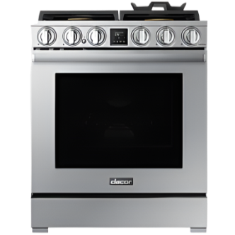 Dacor - 6.3 cu. ft Gas Range in Stainless - DOP30T940DS