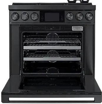 Dacor - 4.8 cu. ft Dual Fuel Range in Graphite Stainless - DOP36C86DLM