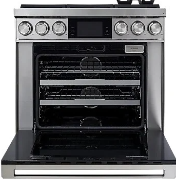 Dacor - 4.8 cu. ft Dual Fuel Range in Stainless - DOP36C86DLS