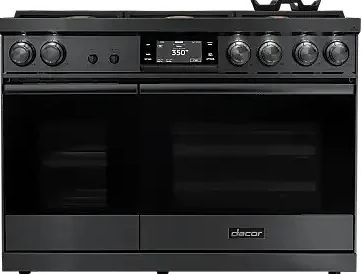 Dacor - 6.4 cu. ft Dual Fuel Range in Graphite Stainless - DOP48C86DLM