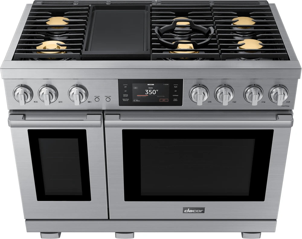 Dacor - 8.8 cu. ft Gas Range in Stainless - DOP48T963DS