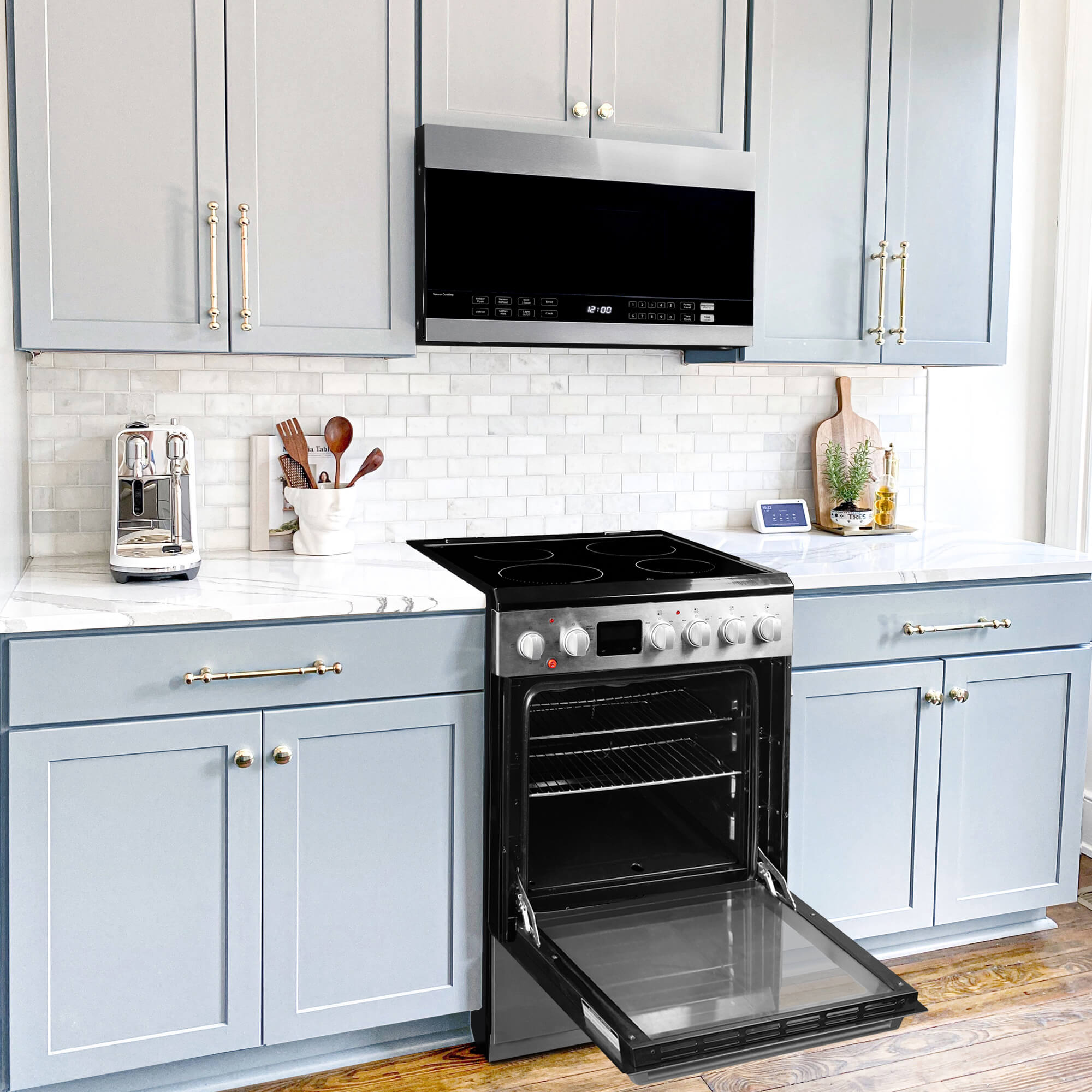 Danby - 5.7 cu. ft Electric Range in Stainless - DRCA240BSSC