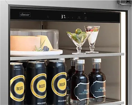 Dacor - 23.75 Inch 5 cu. ft Beverage Centre Refrigerator in Stainless - DRR24G7400APDA