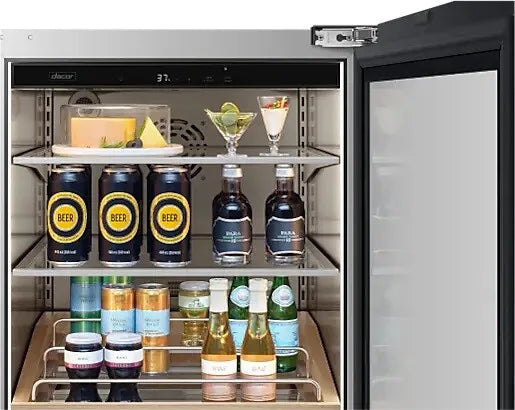 Dacor - 23.75 Inch 5 cu. ft Beverage Centre Refrigerator in Stainless - DRR24G7400APDA