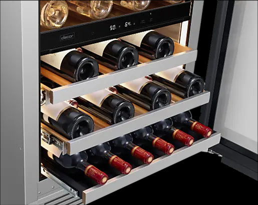 Dacor - 23.75 Inch 4.7 cu. ft Wine Fridge Refrigerator in Stainless - DRW24G7500APDA