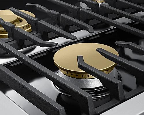 Dacor - 35.875 Inch Gas Cooktop in Graphite Stainless - DTT36T960GM