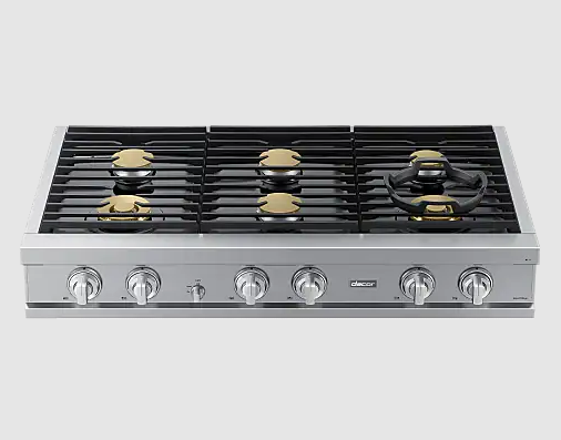 Dacor - 47.875 Inch Gas Cooktop in Graphite Stainless - DTT48T960GM