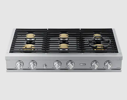 Dacor - 47.875 Inch Gas Cooktop in Stainless - DTT48T960GS