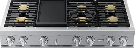 Dacor - 47.875 Inch Gas Cooktop in Graphite Stainless - DTT48T963GM