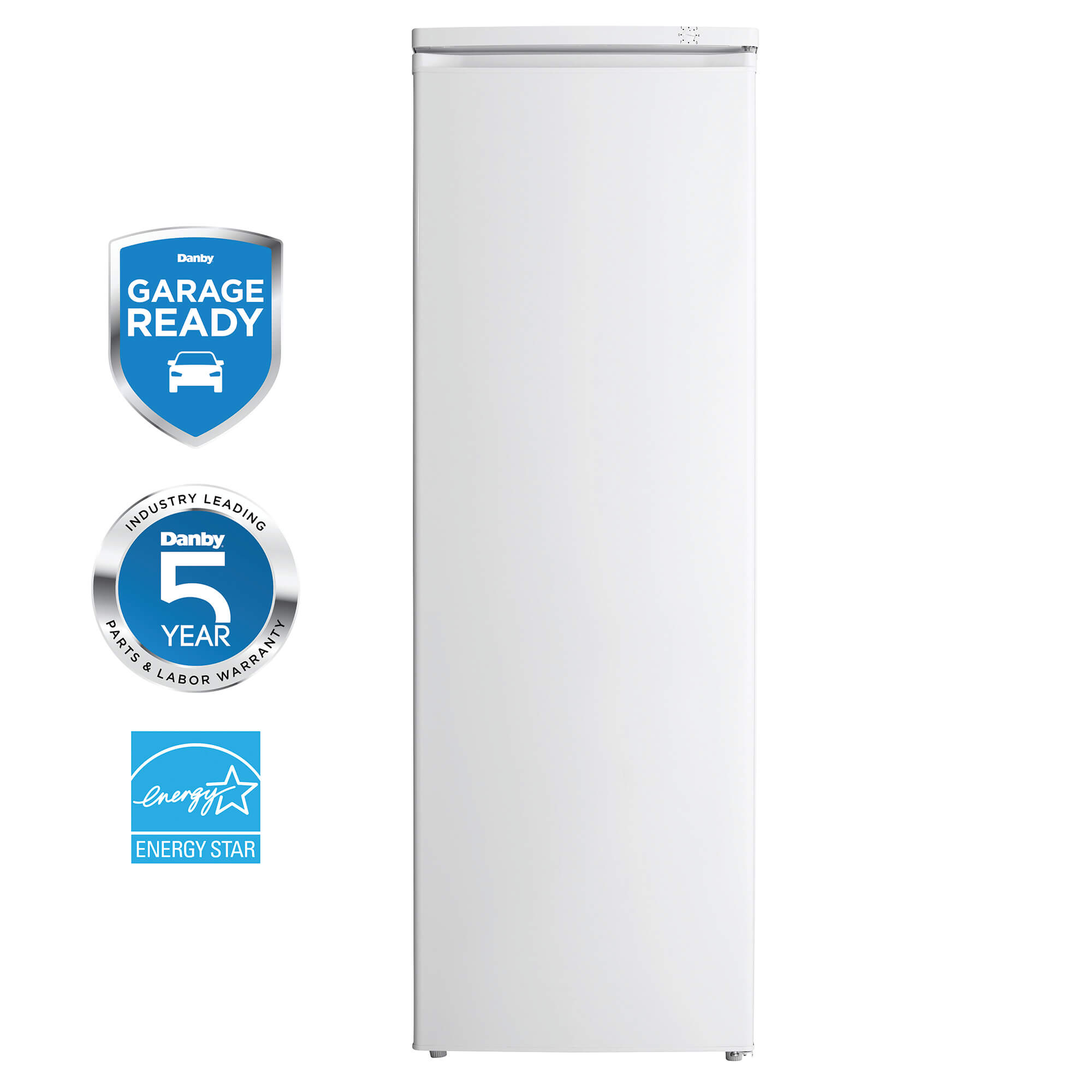 Danby - 7.1 cu. Ft Upright Freezer in White - DUF071A3WDB