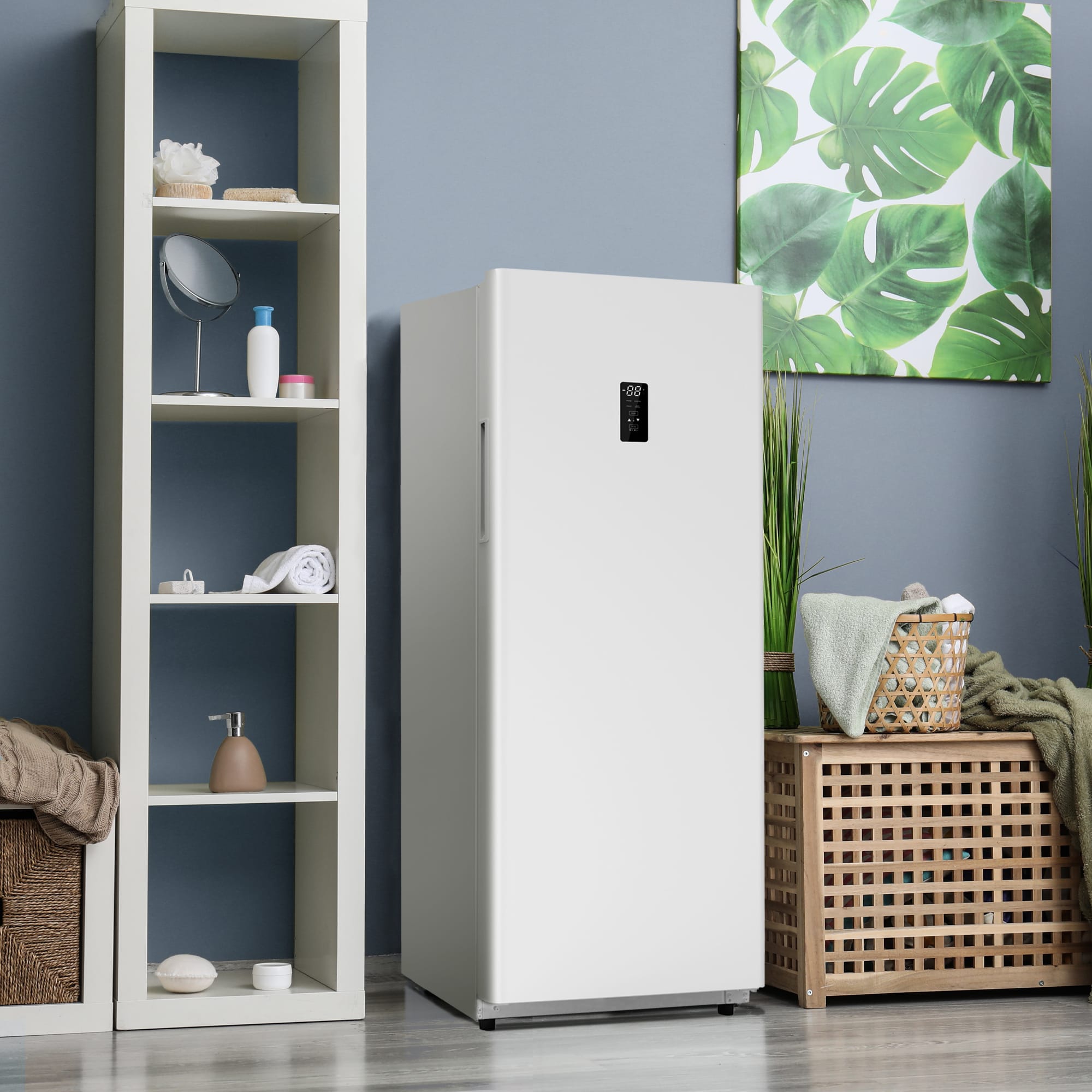 Danby - 14 cu. Ft Upright Freezer in White - DUF140A1WDB