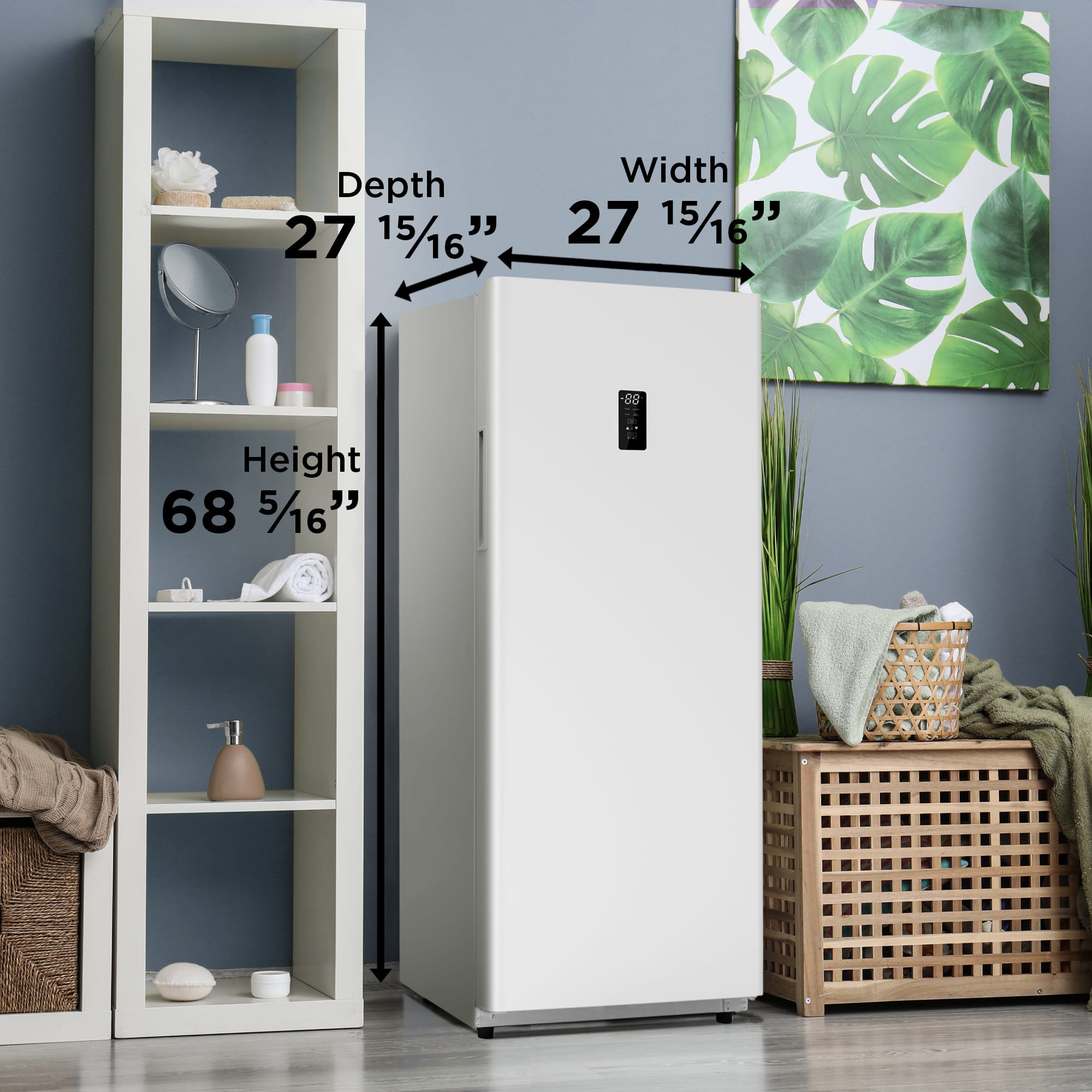 Danby - 14 cu. Ft Upright Freezer in White - DUF140A1WDB