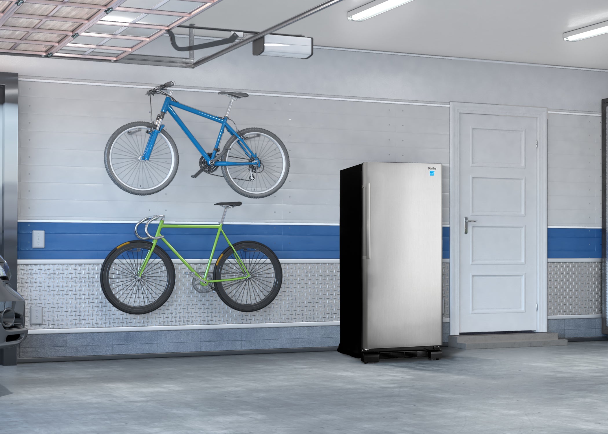 Danby - 16.7 cu. Ft Upright Freezer in Stainless - DUF167A4BSLDD