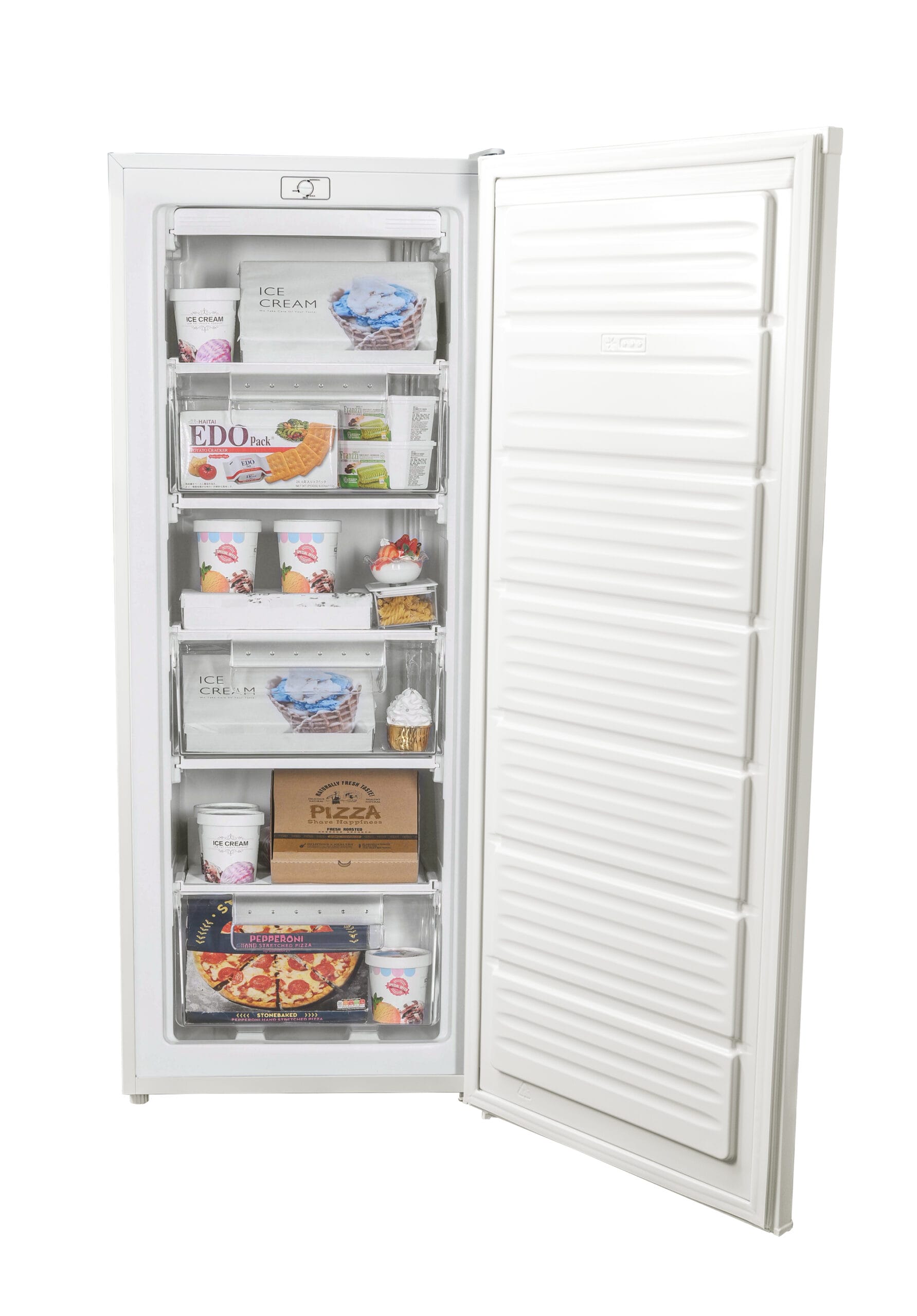 Danby - 6 cu. Ft Upright Freezer in White - DUFM060B2WDB