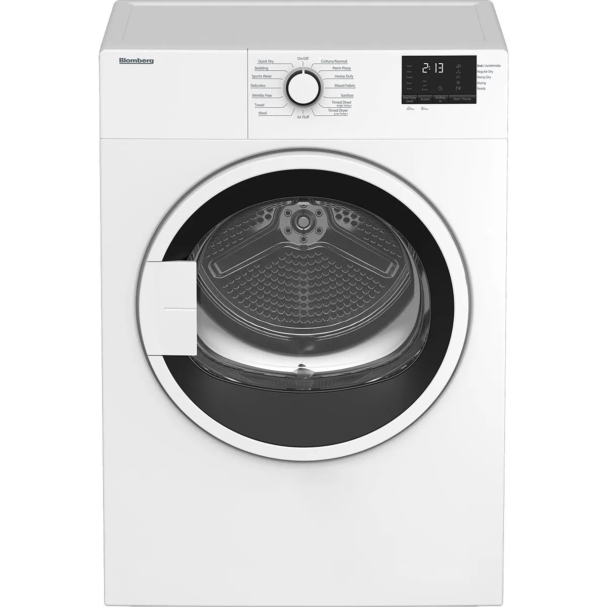 Blomberg - 3.7 cu. Ft Electric Dryer in White - DV17600W2