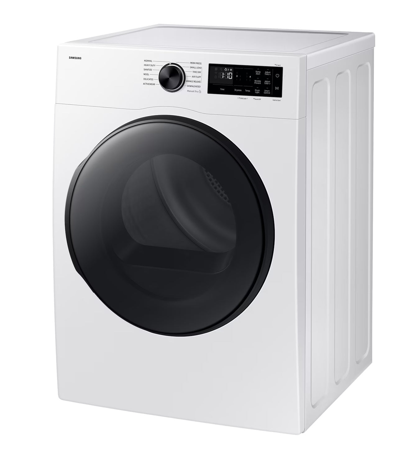 Samsung - 4 cu. Ft Compact Dryer in White - DV25FG50BVBEAC