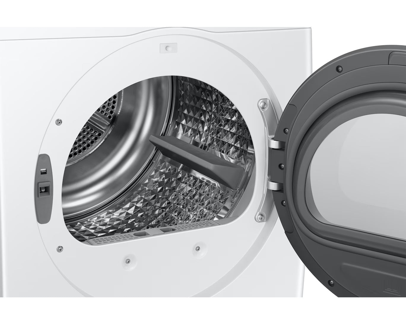 Samsung - 4 cu. Ft Compact Dryer in White - DV25FG50BVBEAC