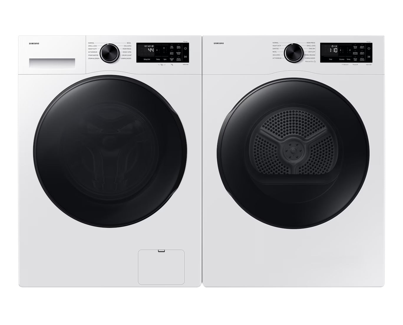 Samsung - 4 cu. Ft Compact Dryer in White - DV25FG50BVBEAC