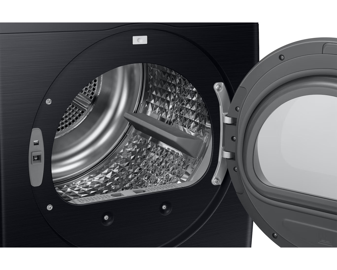 Samsung - 4 cu. Ft Compact Dryer in Black - DV25FG61BVBBAC