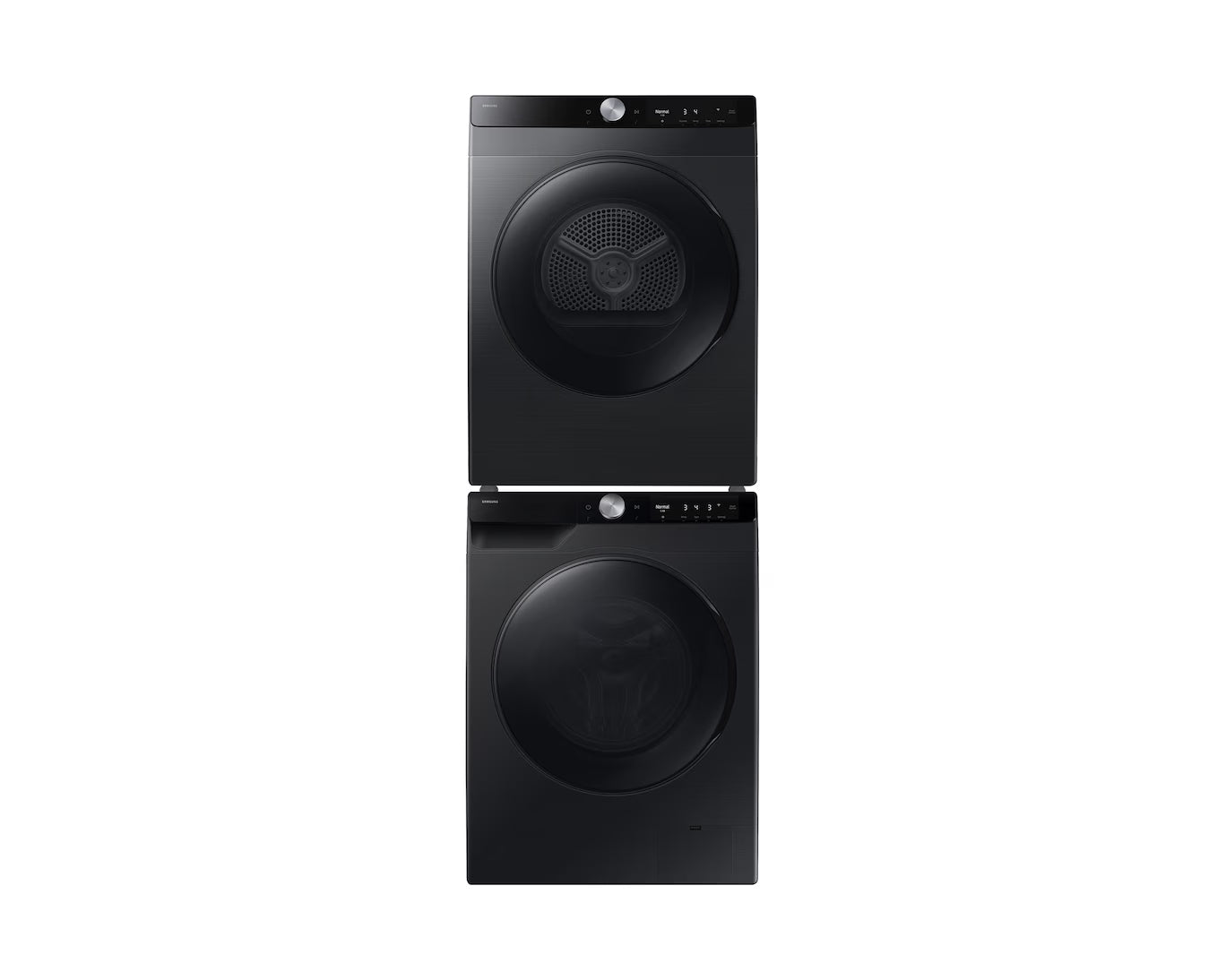 Samsung - 4 cu. Ft Compact Dryer in Black - DV25FG61BVBBAC
