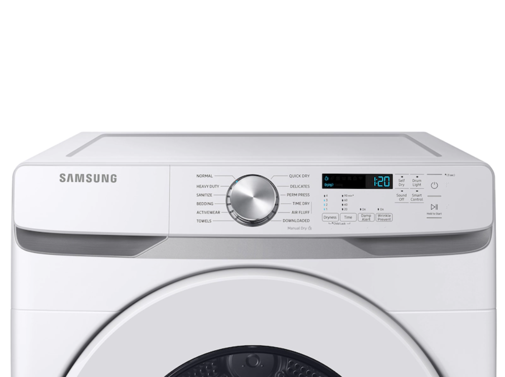 Samsung - 7.5 cu. Ft Ventless Heat Pump Dryer in White - DV45DG6000HWAC