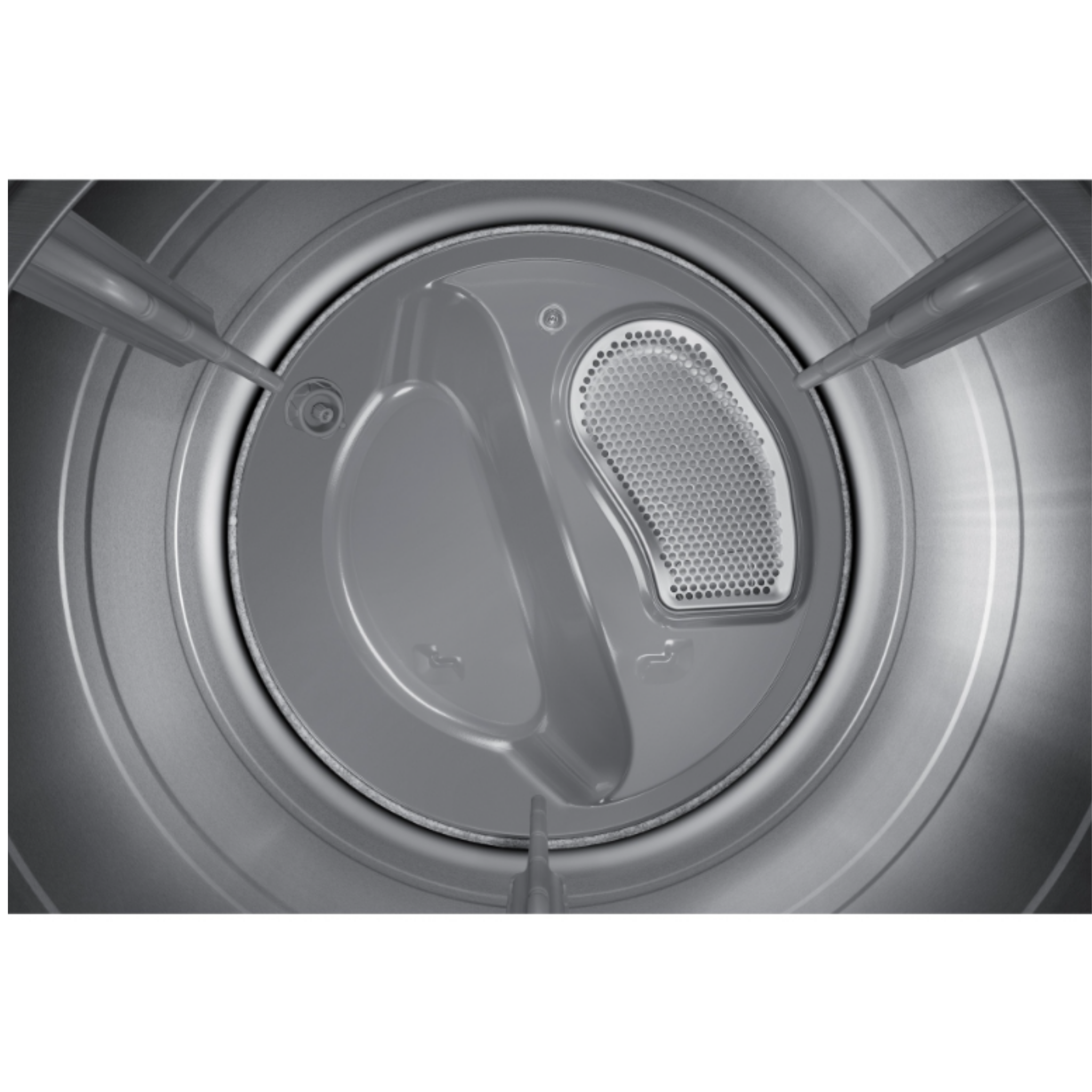 Samsung - 7.6 cu. Ft Vented Electric Dryer in Dark Steel - DV90F53AESAC