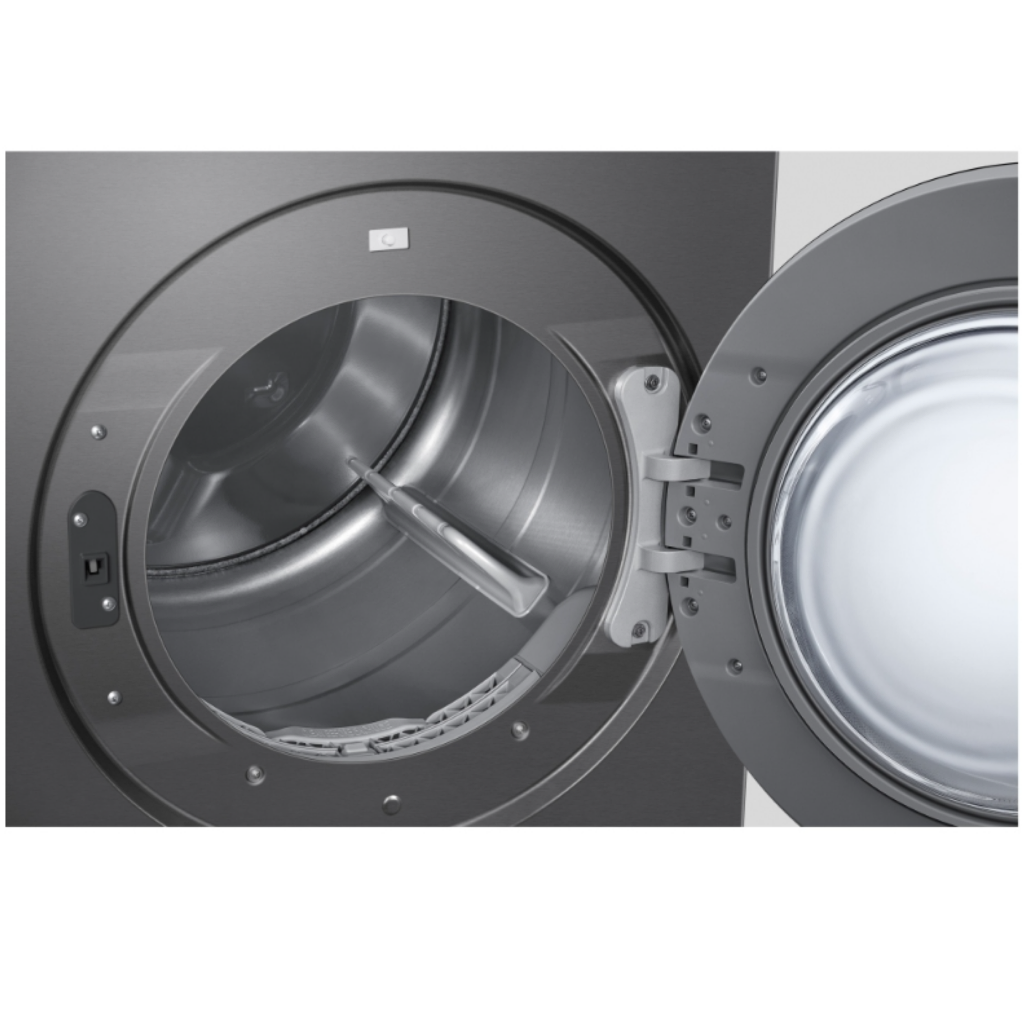 Samsung - 7.6 cu. Ft Vented Electric Dryer in Dark Steel - DV90F53AESAC