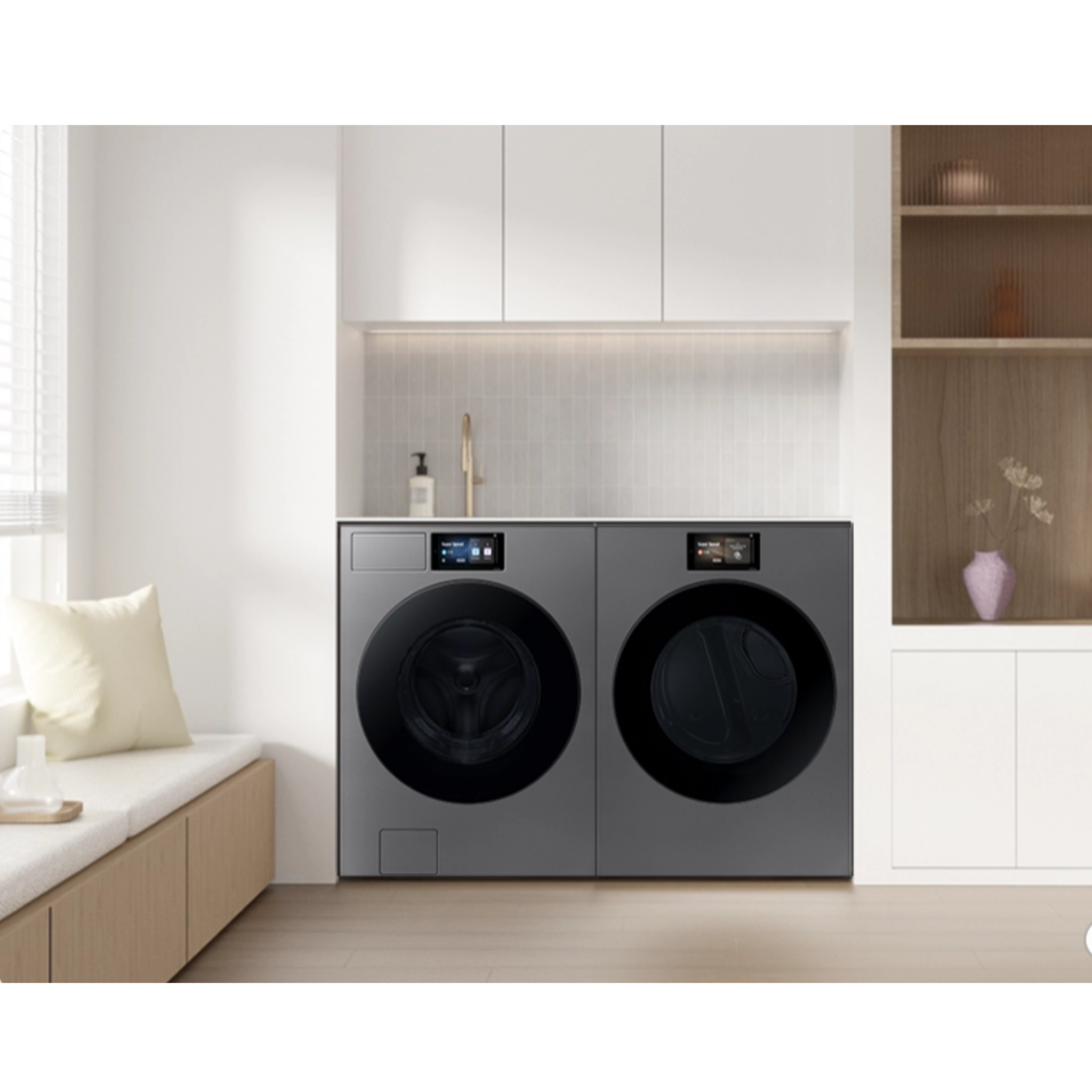 Samsung - 7.6 cu. Ft Vented Electric Dryer in Dark Steel - DV90F53AESAC