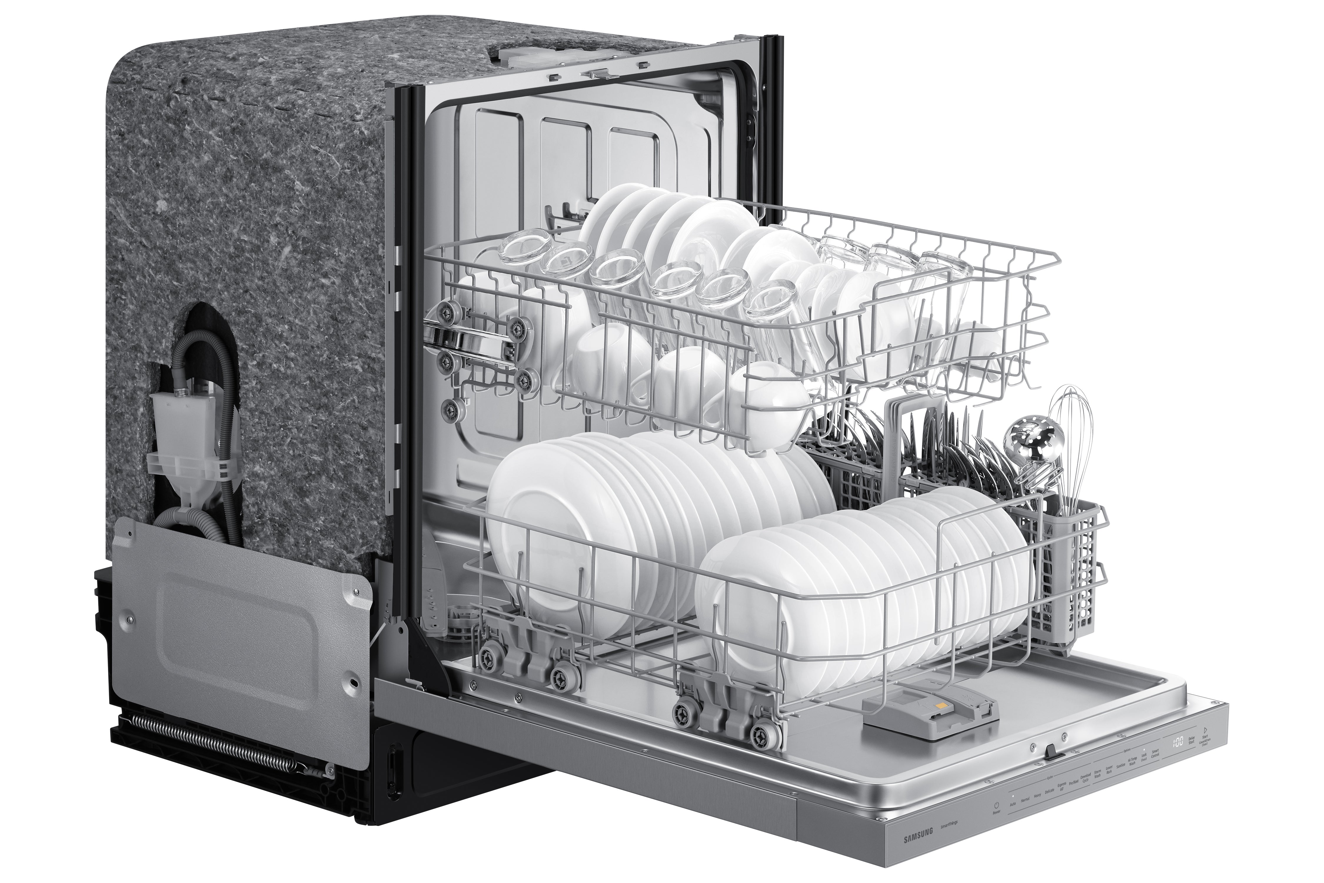 Samsung - 48 dBA Built In Dishwasher in Stainless - DW80CG5420SRAA