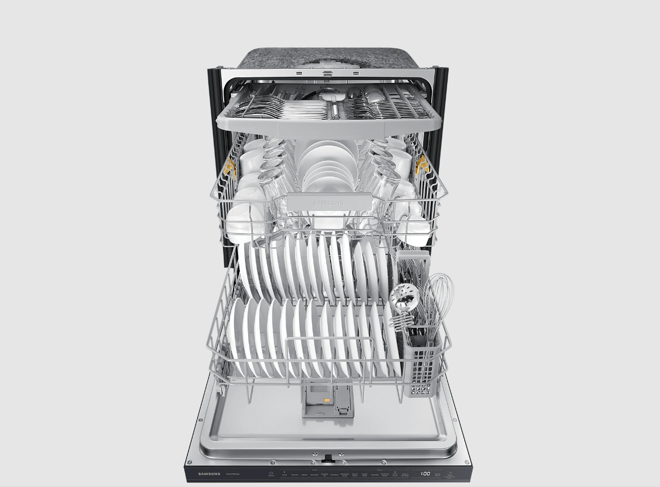 Samsung - 46 dBA Built In Dishwasher in Matte Black - DW80CG5451MTAA