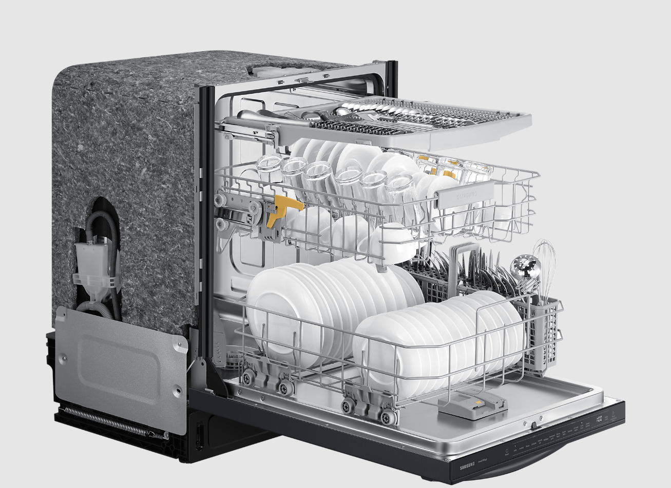 Samsung - 46 dBA Built In Dishwasher in Matte Black - DW80CG5451MTAA