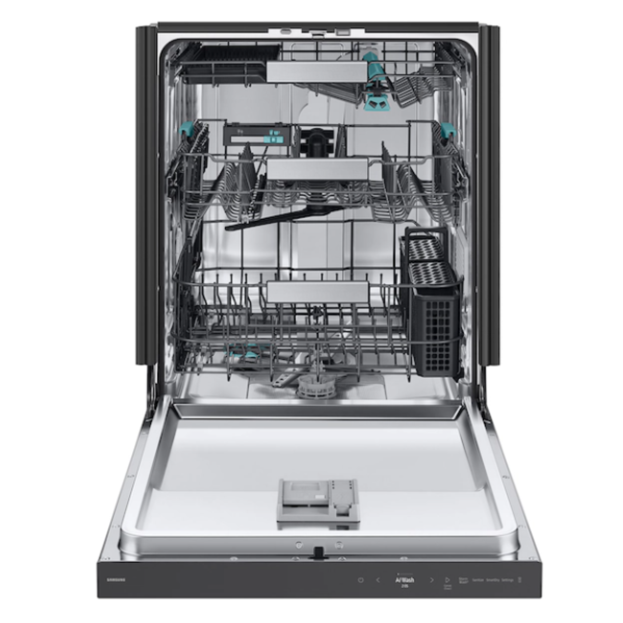 Samsung - 38 dBA Built In Dishwasher in Silver - DW90F89P0USRAA