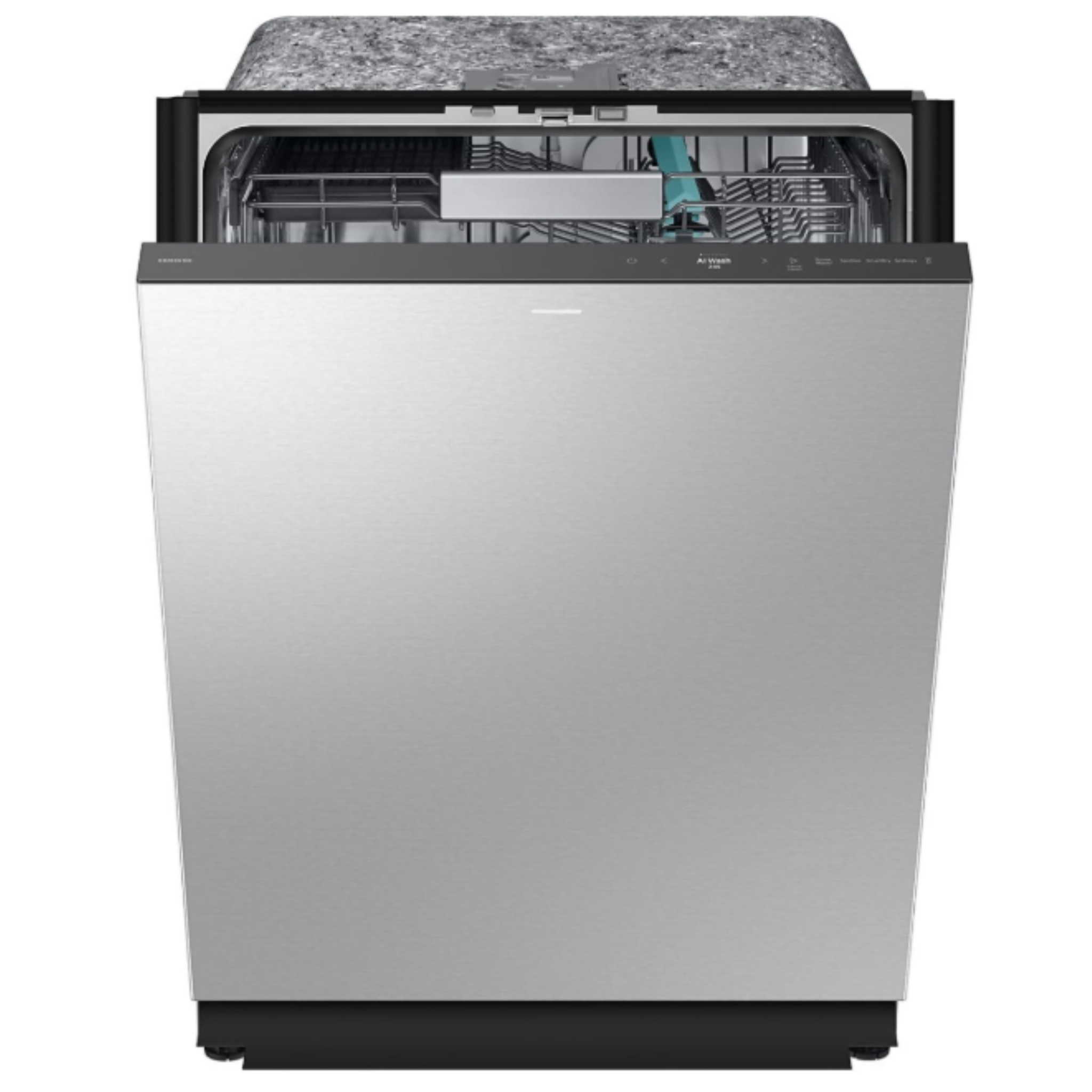 Samsung - 38 dBA Built In Dishwasher in Silver - DW90F89P0USRAA
