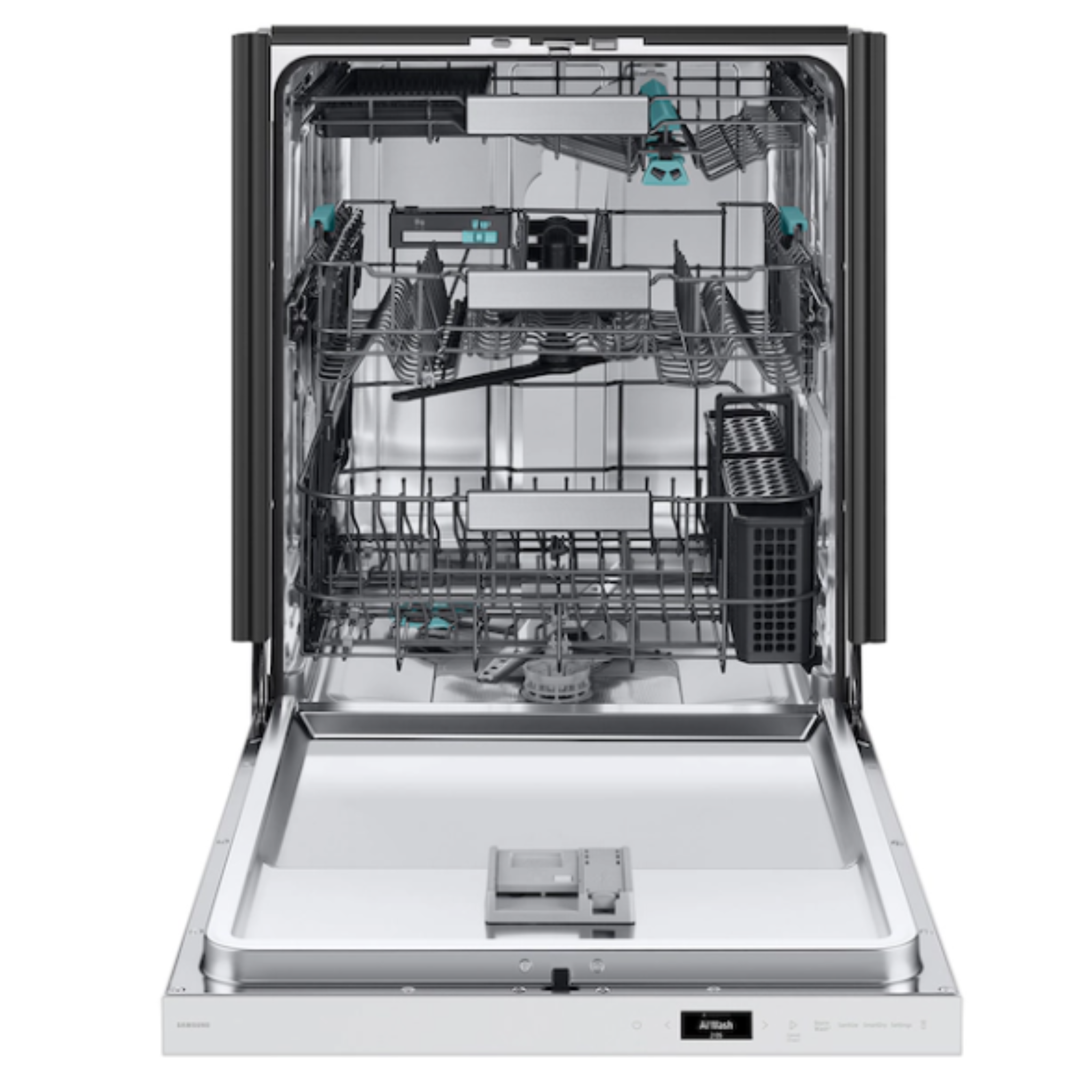 Samsung - 38 dBA Built In Dishwasher in White - DW90F89T0U12AA